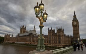 Westminster Bridge towards the Elizabeth Tower, commonly referred to as Big Ben, and the Houses of Parliament are seen from the south bank of the river Thames in central London on June 8, 2017.