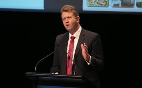 Labour Leader David Cunliffe speaking at the Forest and Wood conference.