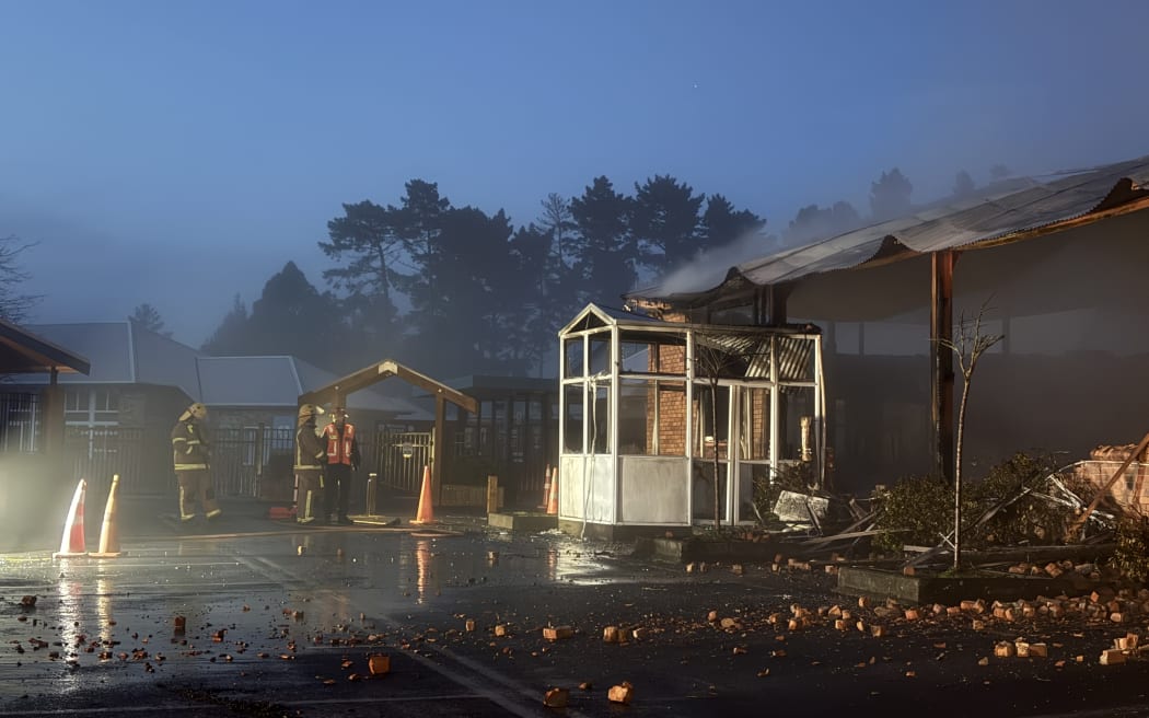 A blaze has gutted the church at Saint Mary’s Catholic School in Avondale, Auckland.