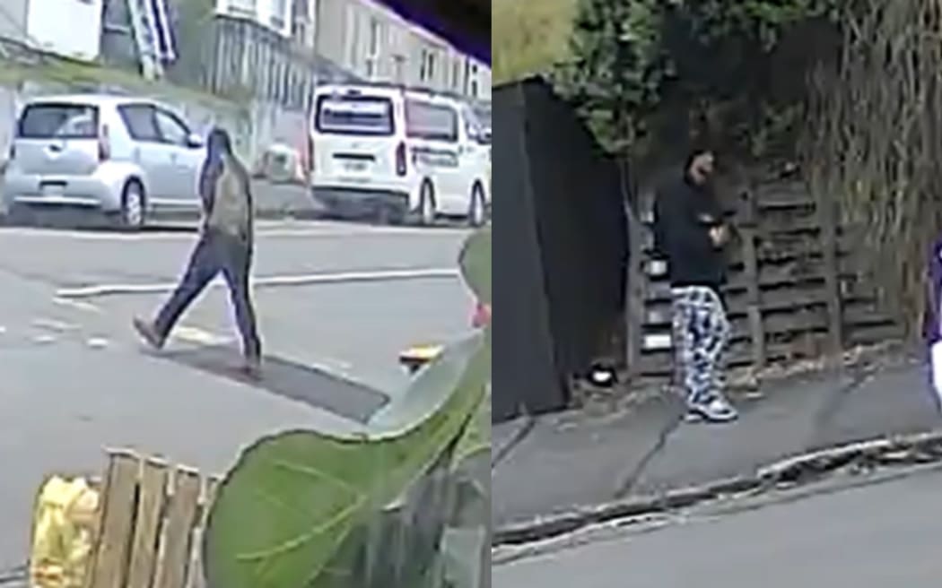 Wellington police are appealing for information about these two men.