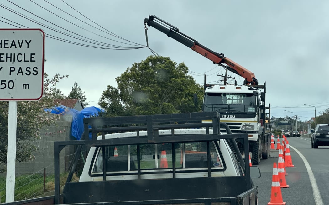 Work is underway to repair damaged powerlines across the South Island following Thursday's wild weather.
