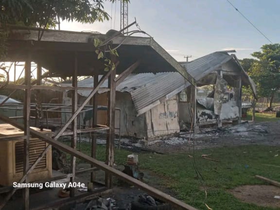 New Dawn FM in Bougainville's Buin in ruins following outbreak of violence