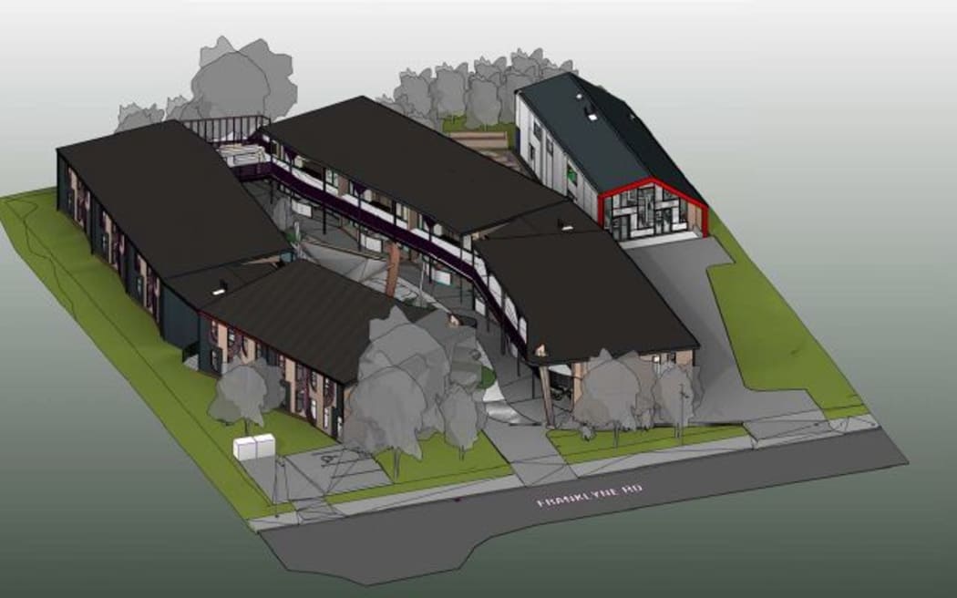 Māori Mental Health and Addictions housing complex in Otara, south Auckland