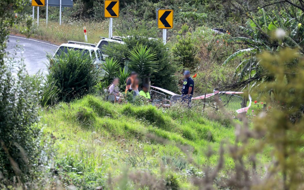 The scene of a fatal dog attack in Kaihu, Northland - 17 February 2026