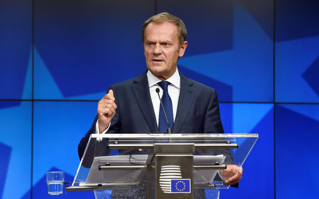 European Council president Donald Tusk