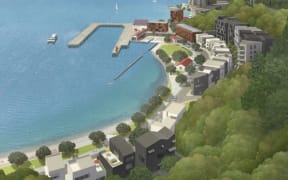 Artists impression of Shelly Bay development