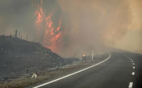 The Pukaki Downs blaze.