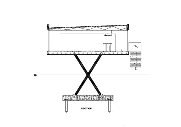 Bunker House design drawing by Chris Tate.