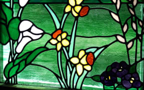 Stained glass window, Aokautere Community Church, Manawatu