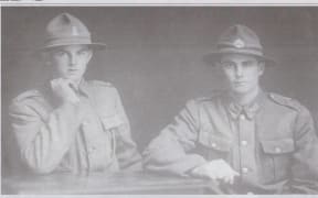 Allan and Henry Higgins, two of Dr Grant Morris's ancestors