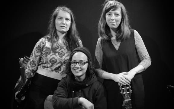 L-R Penelope Esplin, Jacqui Nyman, Brooke Singer