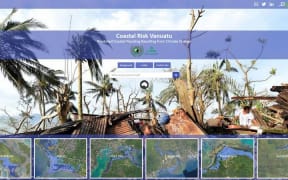 The home page of the Coastal Risk Vanuatu website. http://www.coastalrisk.com.vu/