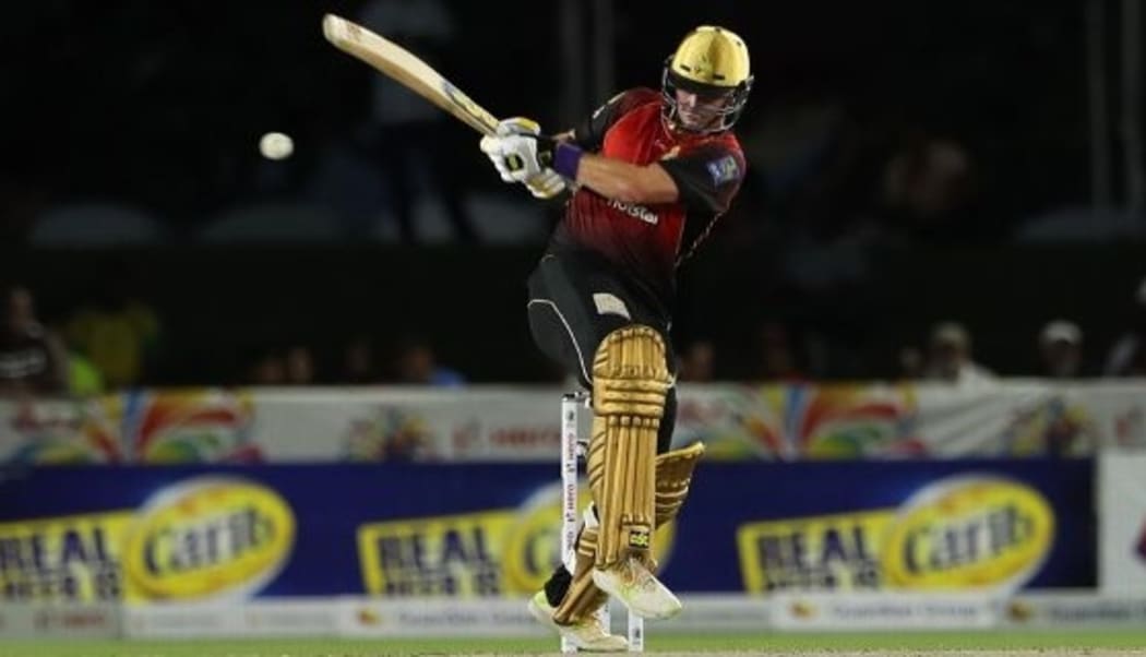 Colin Munro during his unbeaten innings of 68 in the CPL final.