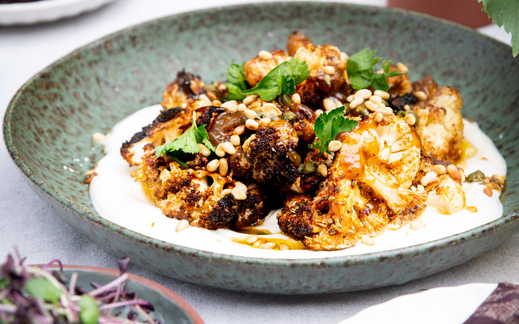 Caramelised Cauliflower with Yoghurt and Sicilian Caper Raisin | RNZ