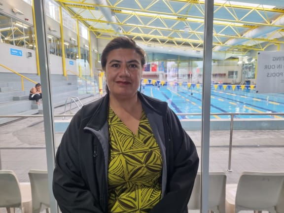 Councillor Josephine Bartley at the Māngere Welfare Centre, which was shifted to the community fitness centre in Mangere to meet the demand for help. 31/1/23