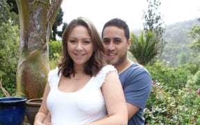 Sarah and her fiancee Tonga.