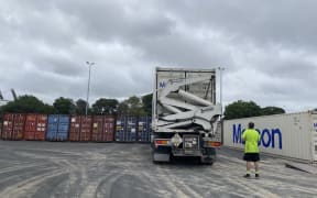 Containers heading to Tonga