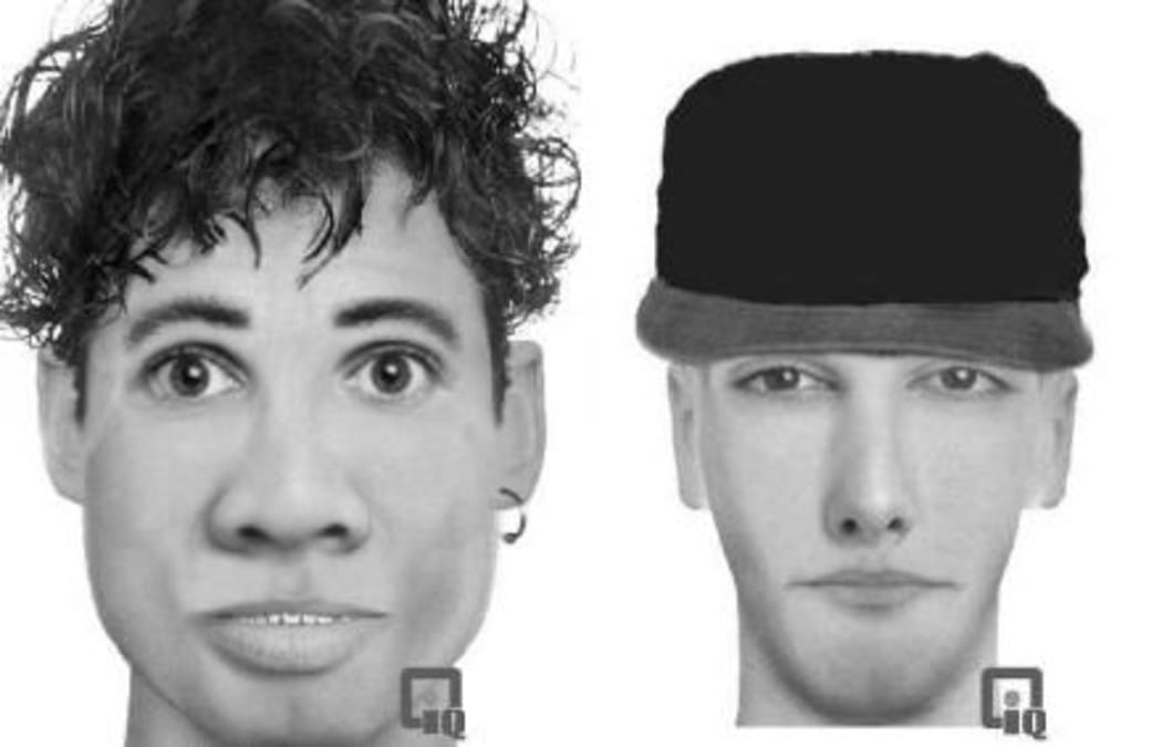 Police have released identikit pictures of two men.