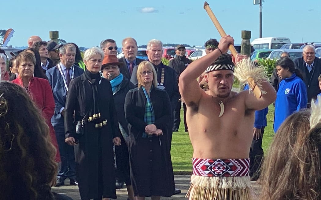 The Crown came to Ngāruahine's Aotearoa Pā in south Taranaki to initial the redress agreement.