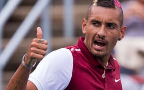 Australian Nick Kyrgios was unable to beat former US Open champion Andy Murray.