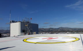 The new helipad at the Acute Services Building.