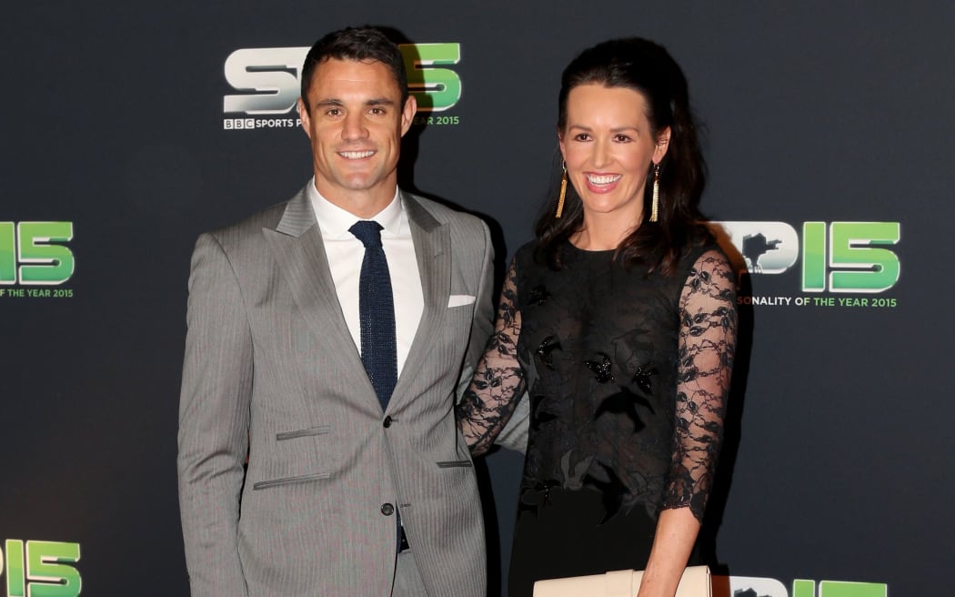 Dan and Honor Carter at the 2015 BBC sports awards.