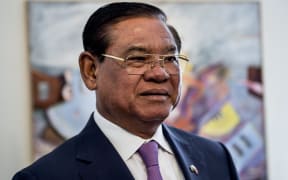 Cambodia's Interior Minister Sar Kheng.
