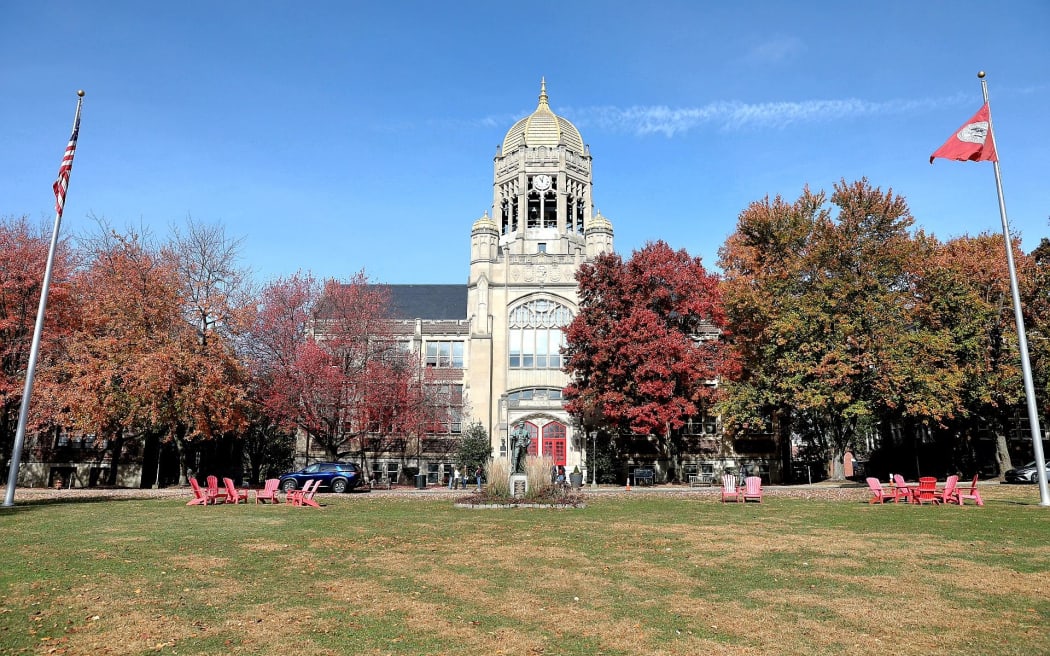 Muhlenberg College Harris Rally