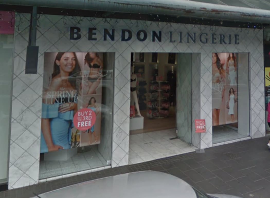 Bendon store entrance in Newmarket, Auckland.