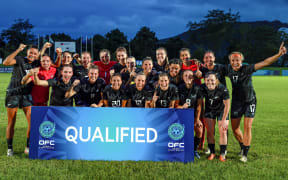 New Zealand qualify for the Paris Olympics with a 11 - 1 win over Solomon Islands. Women's Olympic Football Tournament, Samoa, 2024.