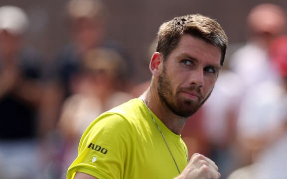 NEW YORK, NEW YORK - SEPTEMBER 03: Cameron Norrie of Great Britain celebrates after defeating Holger Rune of Denmark during their Men's Singles Third Round match on Day Six of the 2022 US Open at USTA Billie Jean King National Tennis Center on September 03, 2022 in the Flushing neighborhood of the Queens borough of New York City.   Julian Finney/Getty Images/AFP (Photo by JULIAN FINNEY / GETTY IMAGES NORTH AMERICA / Getty Images via AFP)