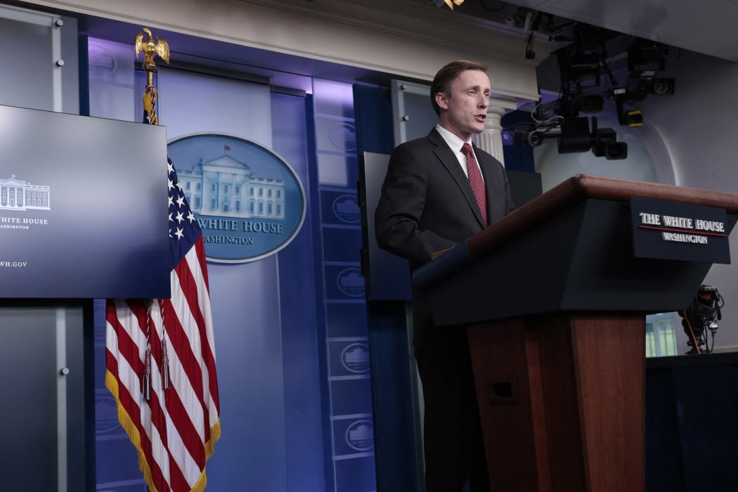 National Security Advisor Jake Sullivan speaks during the daily White House press briefing on 13 January.