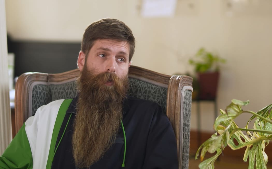 Cannabis activist Abe Gray at Whakamana Cannabis Museum