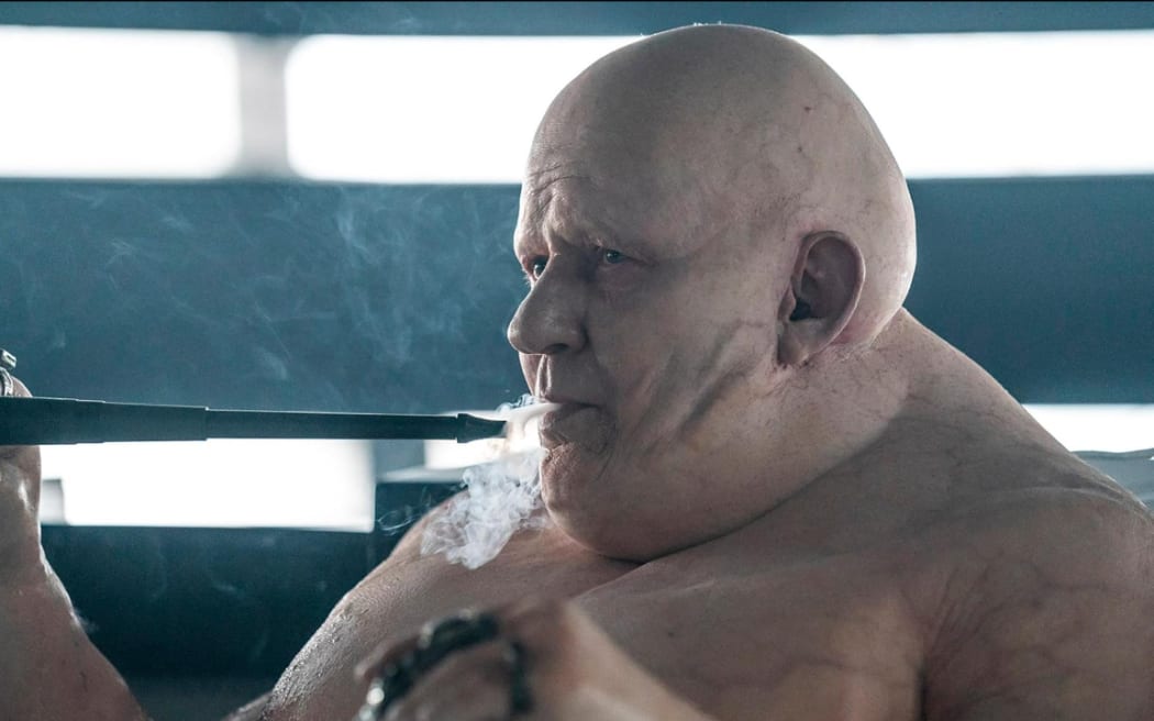 Stellan Skarsgård in a scene from Dune Part Two