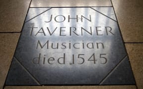 John Taverner's grave