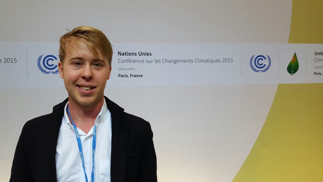 Ryan Mearns is part of the delegation from the Aotearoa Youth Leadership Institute.