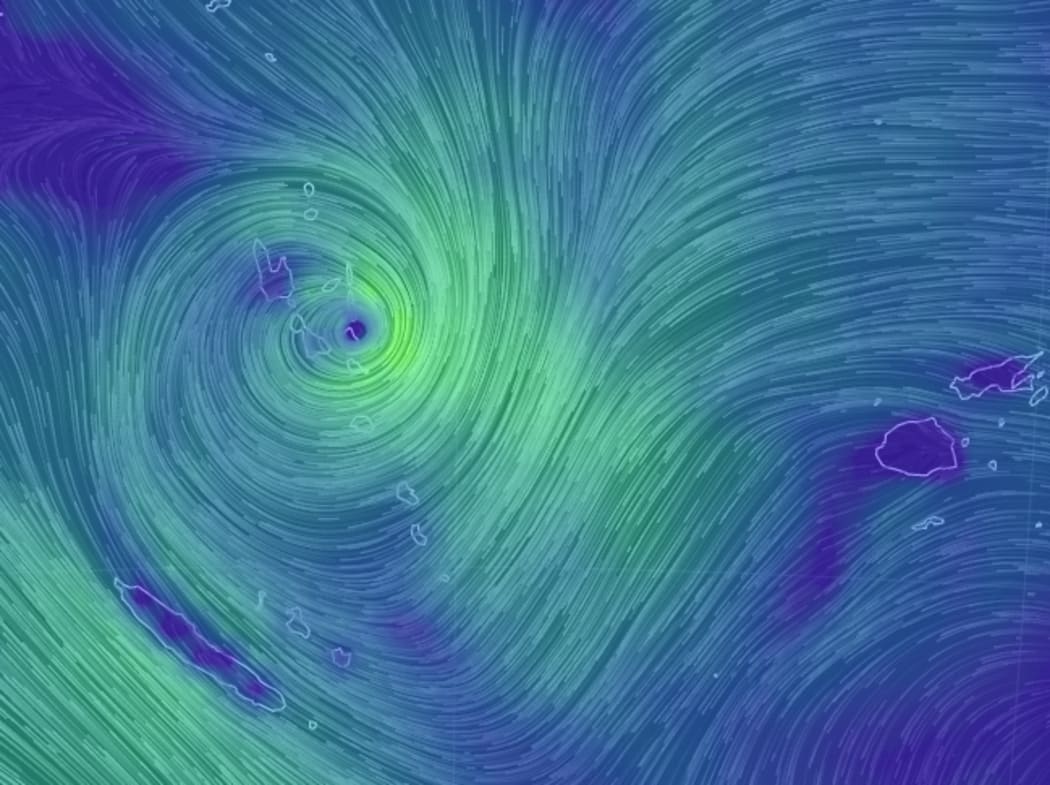 Cyclone Hola position as of 7am Wednesday.