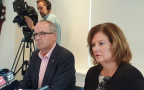 Former Auditor-General Martin Matthews, with Mary Scholtens QC.