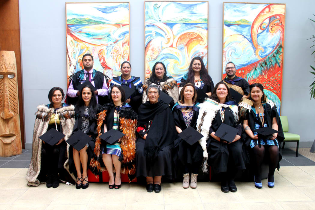 This group of Māori nursing students graduated from Whitireia this week.
