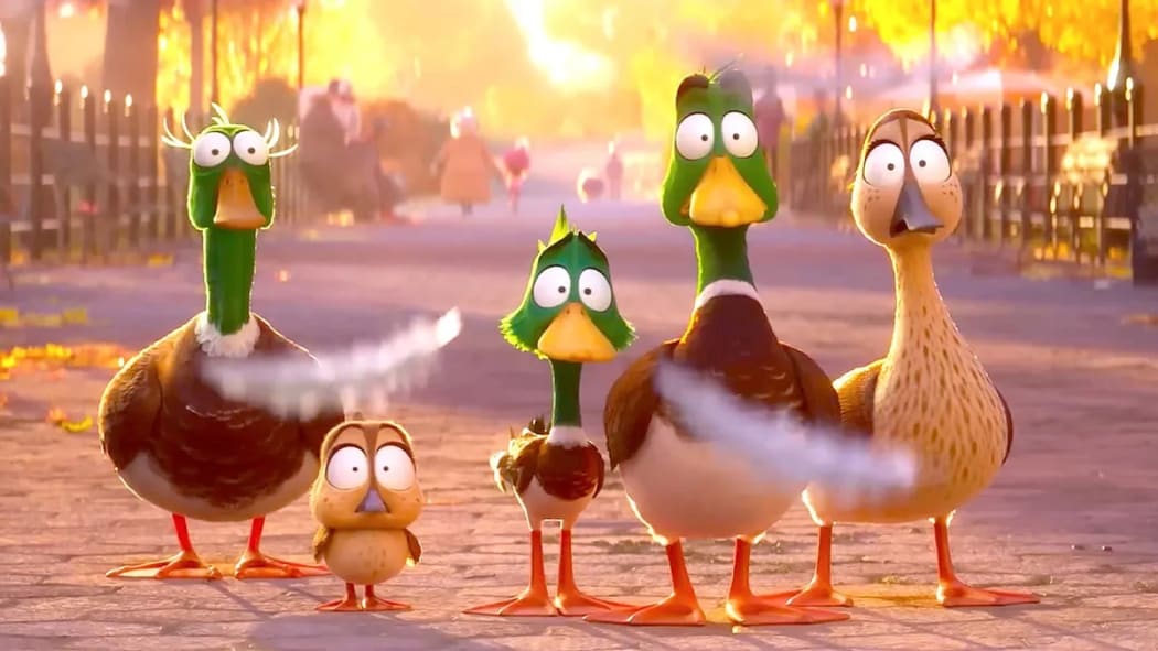 Still from the 2023 animated movie Migration.