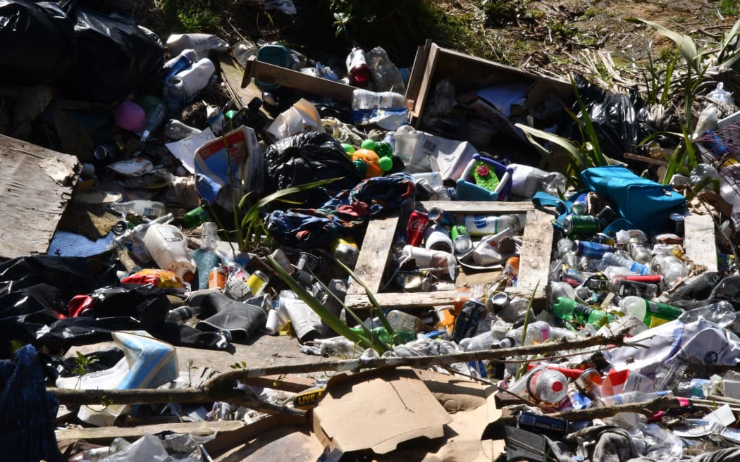 Rotorua's Mount Ngongotahā has been used as an illegal dumping ground.