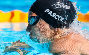 Commonwealth Games - Swimming - Optus Aquatics Centre, Gold Coast, Australia - Sophie Pascoe of New Zealand competes in the Women's SB9 100m Breaststroke heats. 9 April 2018. Picture by Alex Whitehead / www.photosport.nz