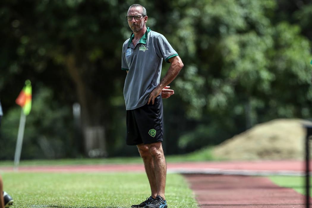 AS Tefana's coach Franck Mathieu.