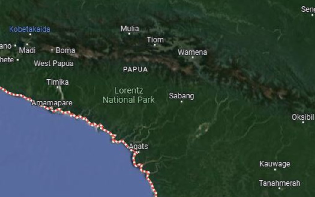 Map of Papua