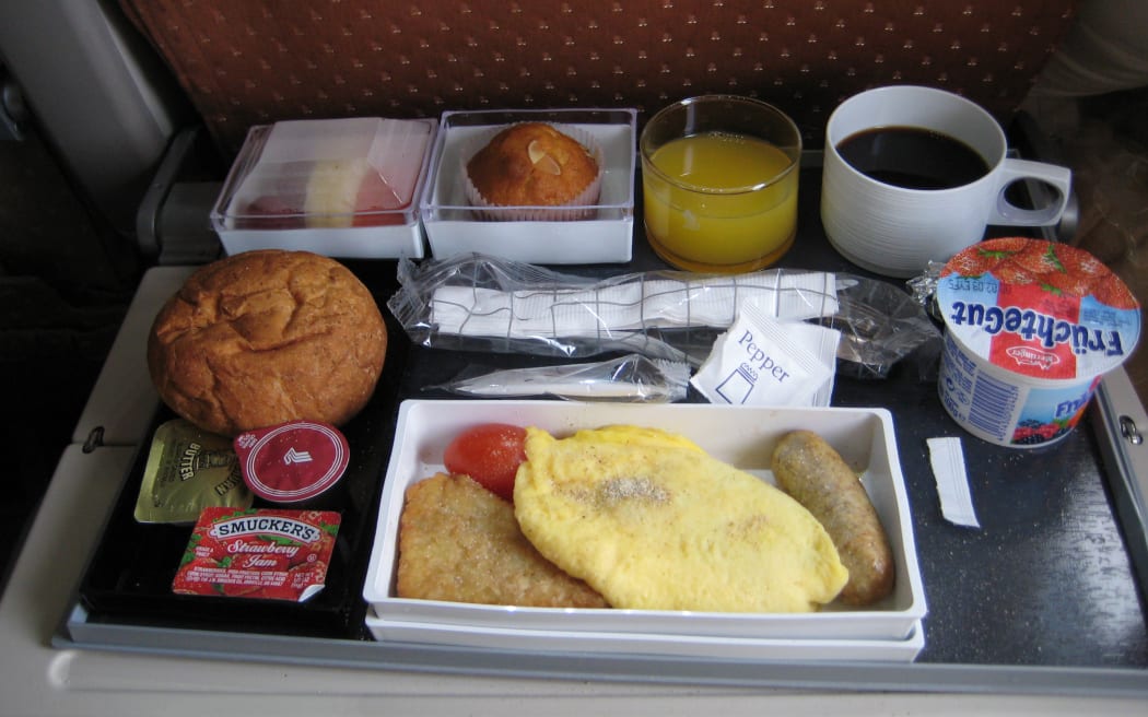 Singapore Airlines inflight meal breakfast