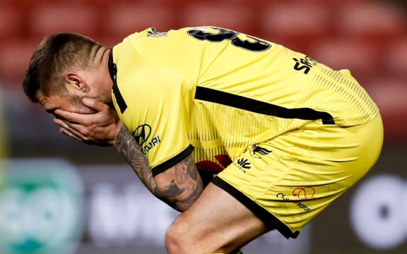 A dejected looking Gary Hooper.
