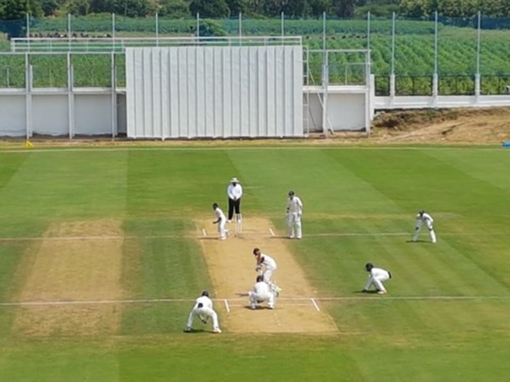 New Zealand A batting against India A