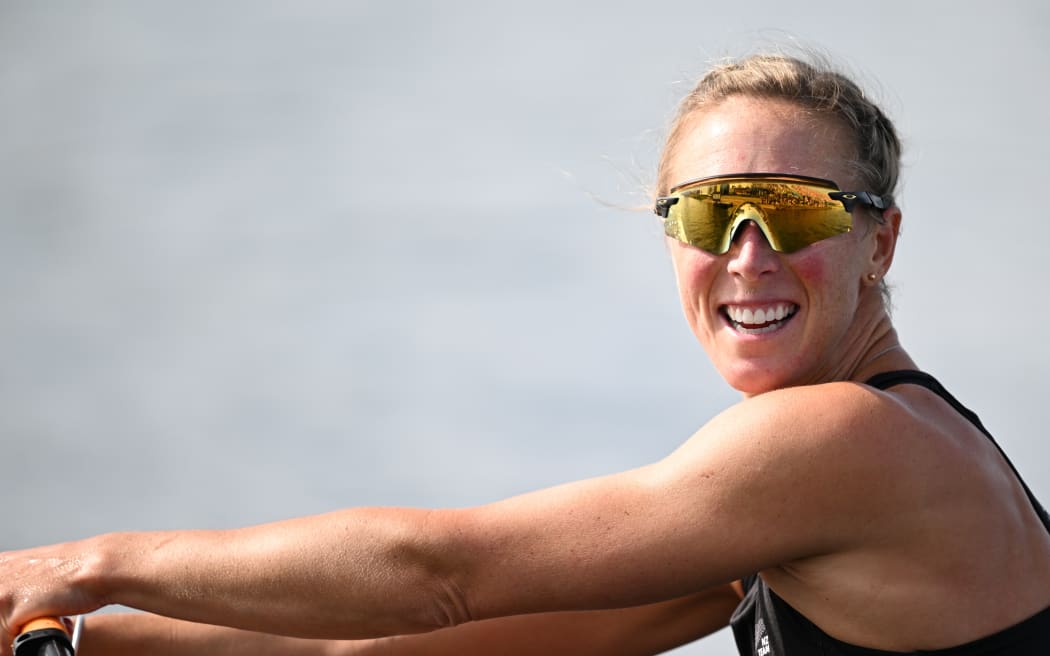 NZ rower Emma Twigg.