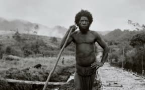 From A Welcome Adventure into the PNG Highlands, 1977 by Victoria Ginn.