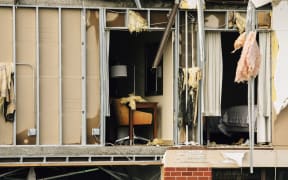 FULTONDALE, AL- JANUARY 26: A general view of damaged property in the wake of a tornado on January 26, 2021 in Fultondale, Alabama.